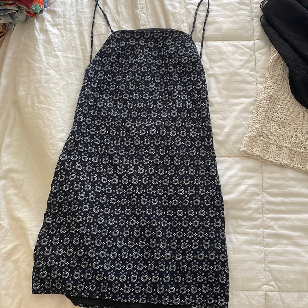 Open Back Spaghetti Strap Mini Dress